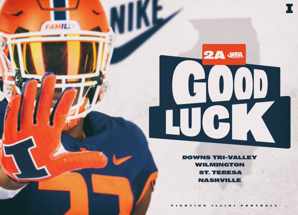 BretBielema's tweet photo. Congrats to all the programs in the 2A @IHSAState semifinals. Good luck!

👊 Coach Roop
👊 @jeff_reents 
👊 Coach Ramsey
👊 Coach Kozuszek

#FamILLy https://t.co/qSKGnoefeT