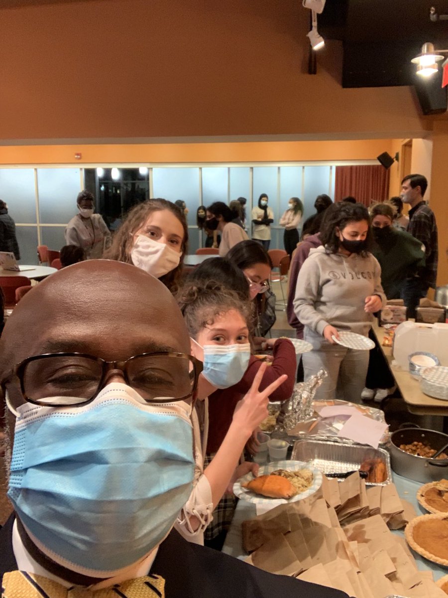 I attended the Muslim Student Association Friendsgiving Potluck Dinner this evening. Great to see our fantastic TJU students enjoying each another and sharing a great meal. Lots of great minds in this room.