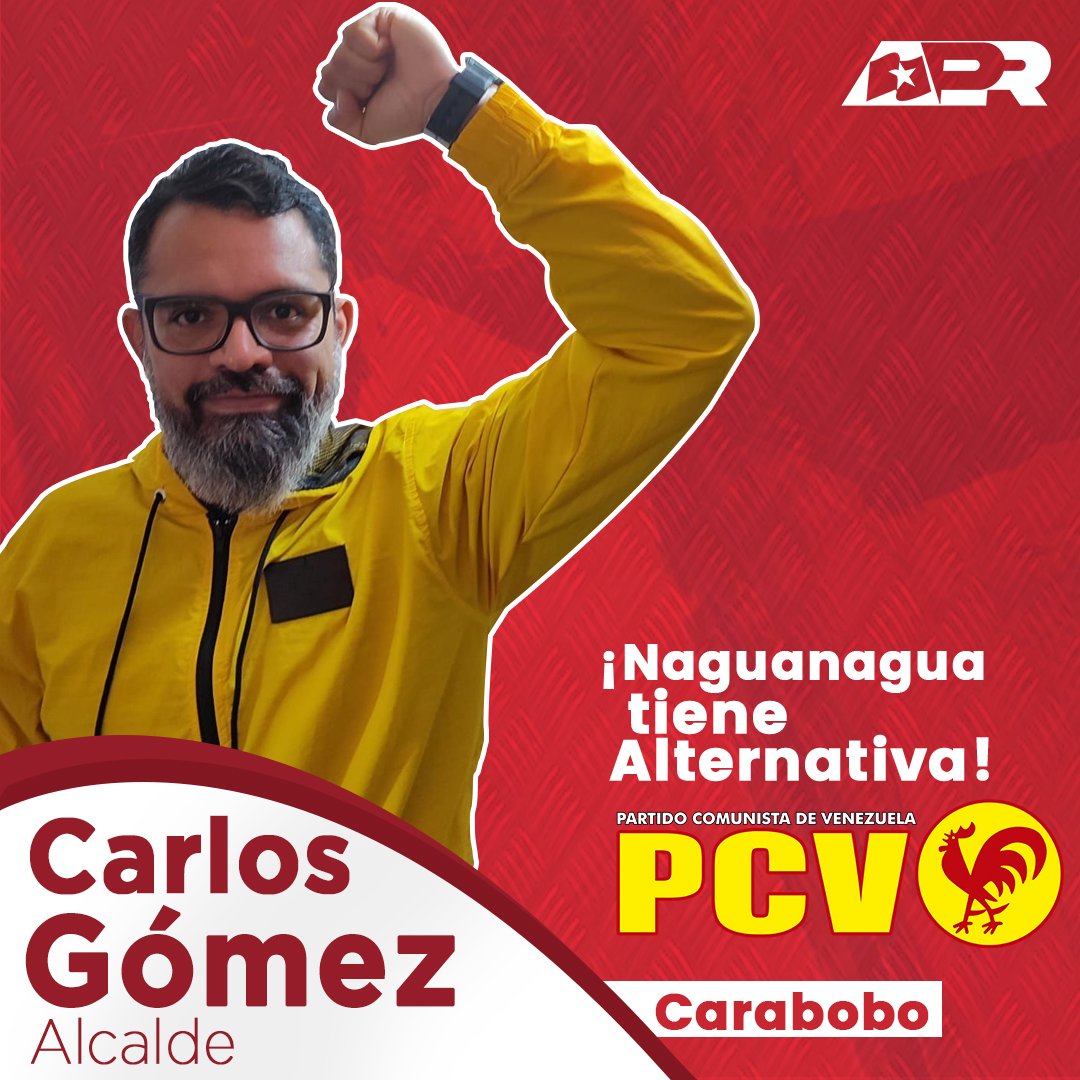 PCV_Carabobo's tweet image. 📢 El Partido Comunista de Venezuela @PCV_Ve te presenta Candidatos para un gobierno
HONESTO
DEMOCRÁTICO☝🏾
TRANSPARENTE👁️
INTELIGENTE📲
que luche contra la corrupción🛃
Por trabajo DIGNO😊 y DESARROLLO PRODUCTIVO🚜⛽🏭
En #Naguanagua #HayAlternativa @carlosgomez427 #YoVotoPCV