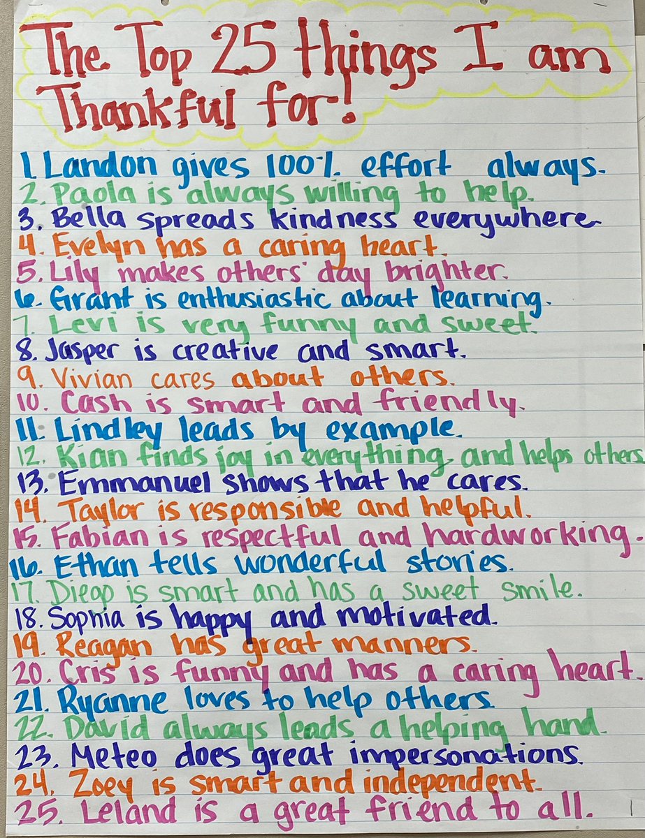 Our top 46 reasons we are thankful for this school year! @mathandsofourth <a href="/ParkwayBulldogs/">Magnolia Parkway</a>