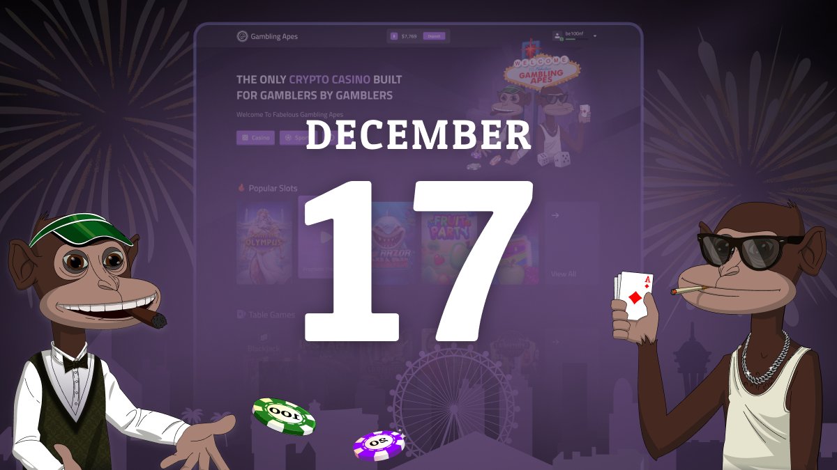 DragonStonk's tweet photo. Hey apemates, I even can't describe all that news we got about @gamblingapes today. Everybody gonna FOMO. Maybe even me... Ape In today, or regret later. While I was writing it my #1447 got sold, I had no time to cancel.
So, online casino - December, 17th. Metaverse preview NOW. https://t.co/VQHgJ4BVxH