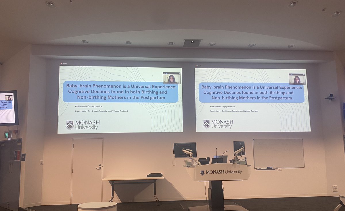 Awesome presentations today from our team of Honours students! Be sure to look out for these rising superstars in future! 🧠 🌟