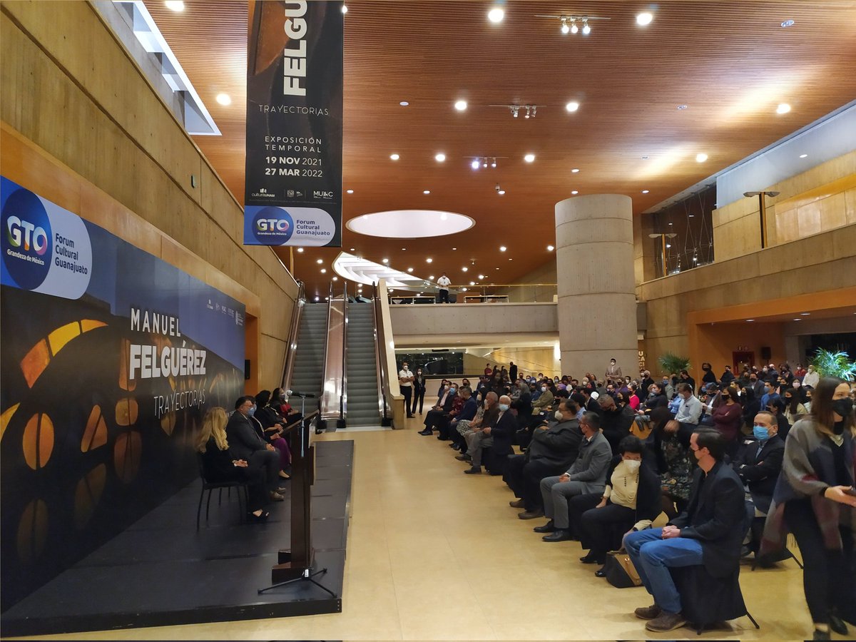 Muchas gracias al público que nos acompaña esta noche en el <a href="/mahg_mx/">MuseoArteHistoriaGto</a> en la inauguración de la exposición «Trayectorias. Manuel Felguerez». En colaboración con el <a href="/muac_unam/">MUAC</a> y el <a href="/MAAMF_Oficial/">Museo De Arte Abstracto Manuel Felguérez</a> en el <a href="/mahg_mx/">MuseoArteHistoriaGto</a>

Permanencia: 27 de marzo de 2022

¡Los esperamos!