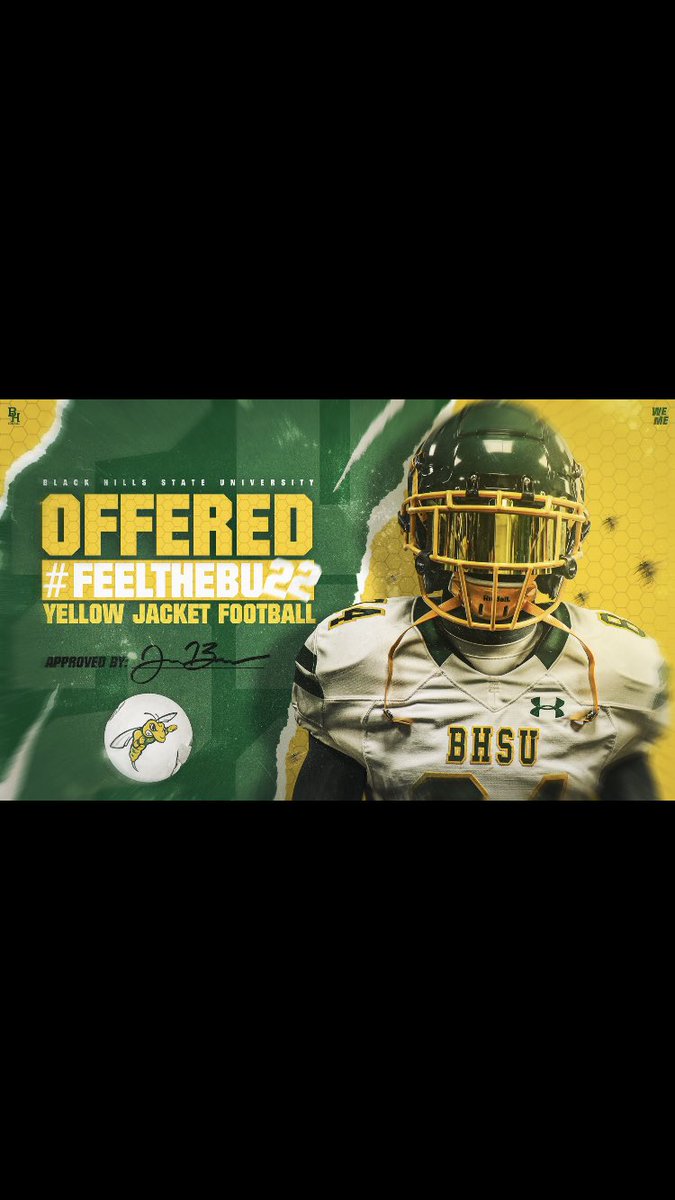 Grateful to have received an offer from Black Hills State University <a href="/CoachBenBlake/">Ben Blake</a> <a href="/LHHighlanders/">Coach Mazzotta LH FB</a> <a href="/JoshoYouKnow/">Josh Ouellette 🐺</a> <a href="/COACH_FIG_NL1/">Coach Figueroa</a>
