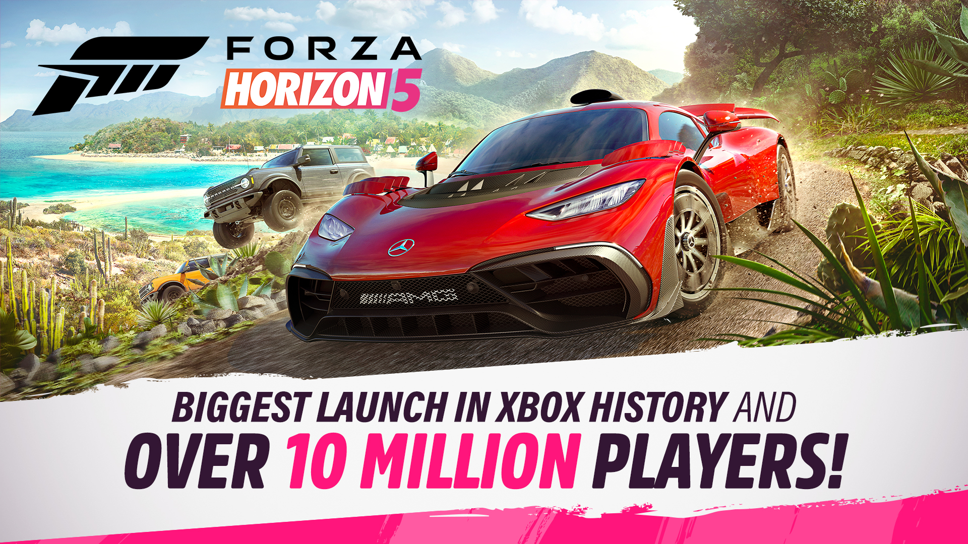 Forza Horizon on X: Thank you to the more than 10M #ForzaHorizon5 fans for  the biggest first week in @Xbox history and @XboxGamePass EVER. GG!   / X