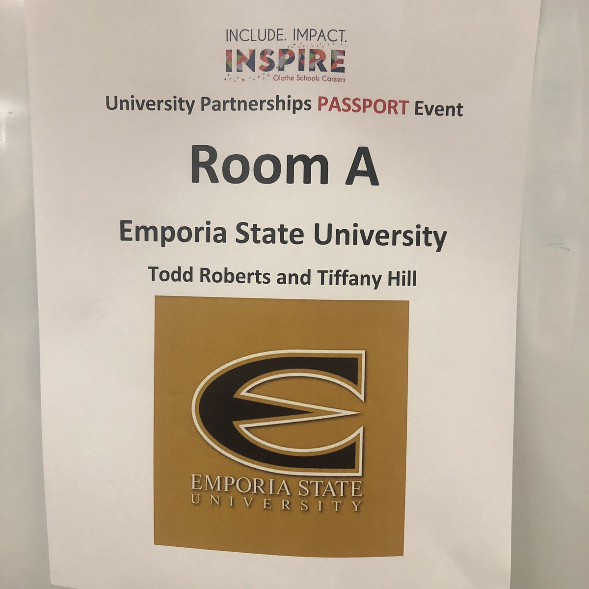 Thanks to <a href="/OlatheSchoolsHR/">Olathe Schools HR</a> for putting on an amazing event for <a href="/olatheschools/">Olathe Public Schools</a> paras interested in becoming teachers. Talked about partnership <a href="/JCCCtweet/">Johnson County Community College</a> &amp; how they can use the KS Promise Scholarship to attend for FREE! #olatheproud #olathe #esu #jccc #stingersup <a href="/emporiastate/">Emporia State Univ.</a>