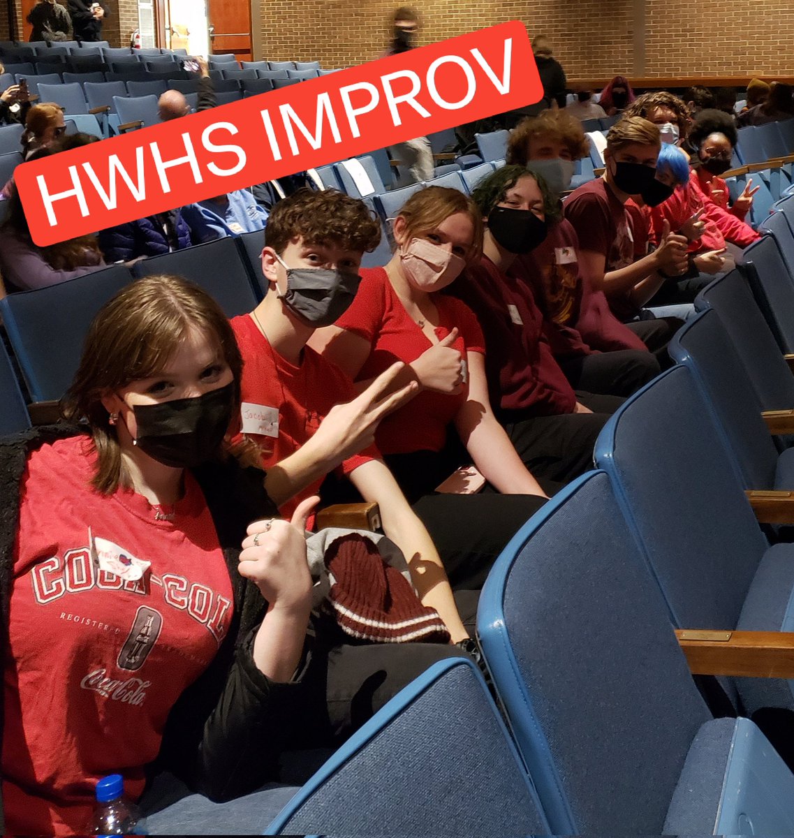 @HalifaxWestHS Improv Team loved every minute of All Teams tonight! So happy to have Improv back, and we throughly enjoyed meeting the other 13 NS teams! Thank you @HRCEFineArts @CanadianImprov! @WestStudentGov