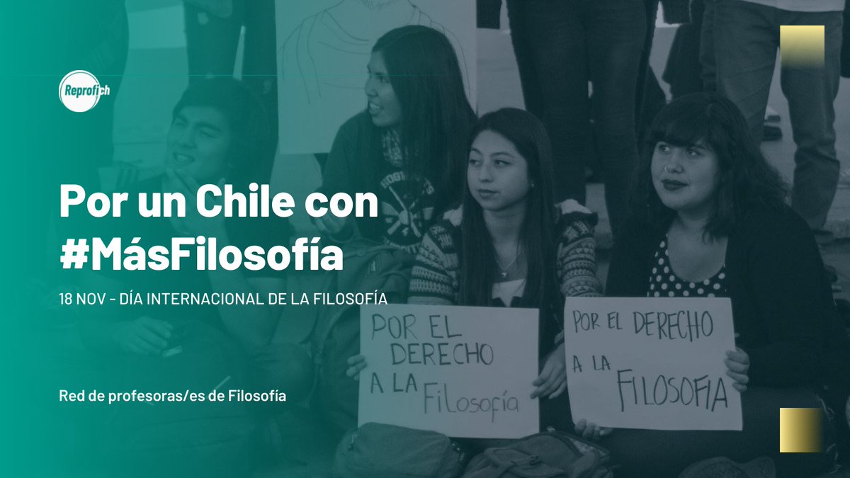 reprofich's tweet photo. Nunca es tarde para recordar que hoy es el ✨Día Mundial de la Filosofía✨, declarado por la @UNESCO el 2005. Aunque la carga laboral no nos permitió más que hacer un recordatorio visual, seguimos luchando por el #DerechoALaFilosofía cada día, desde todos los espacios💙✊🏾 https://t.co/zKUTnMrnqS