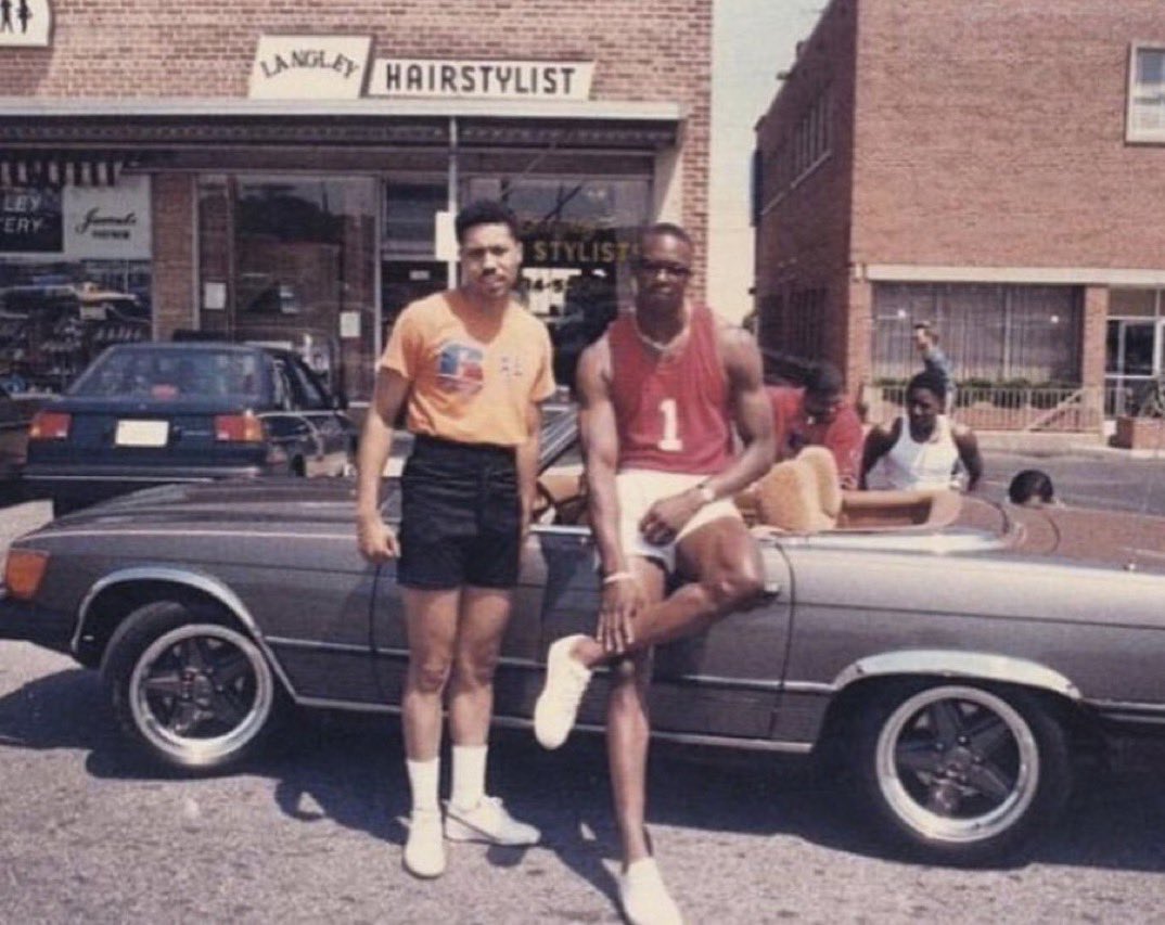 timelesssports_'s tweet photo. Len Bias out in Maryland during the 1980s. 📸 https://t.co/khdCVs9iyY