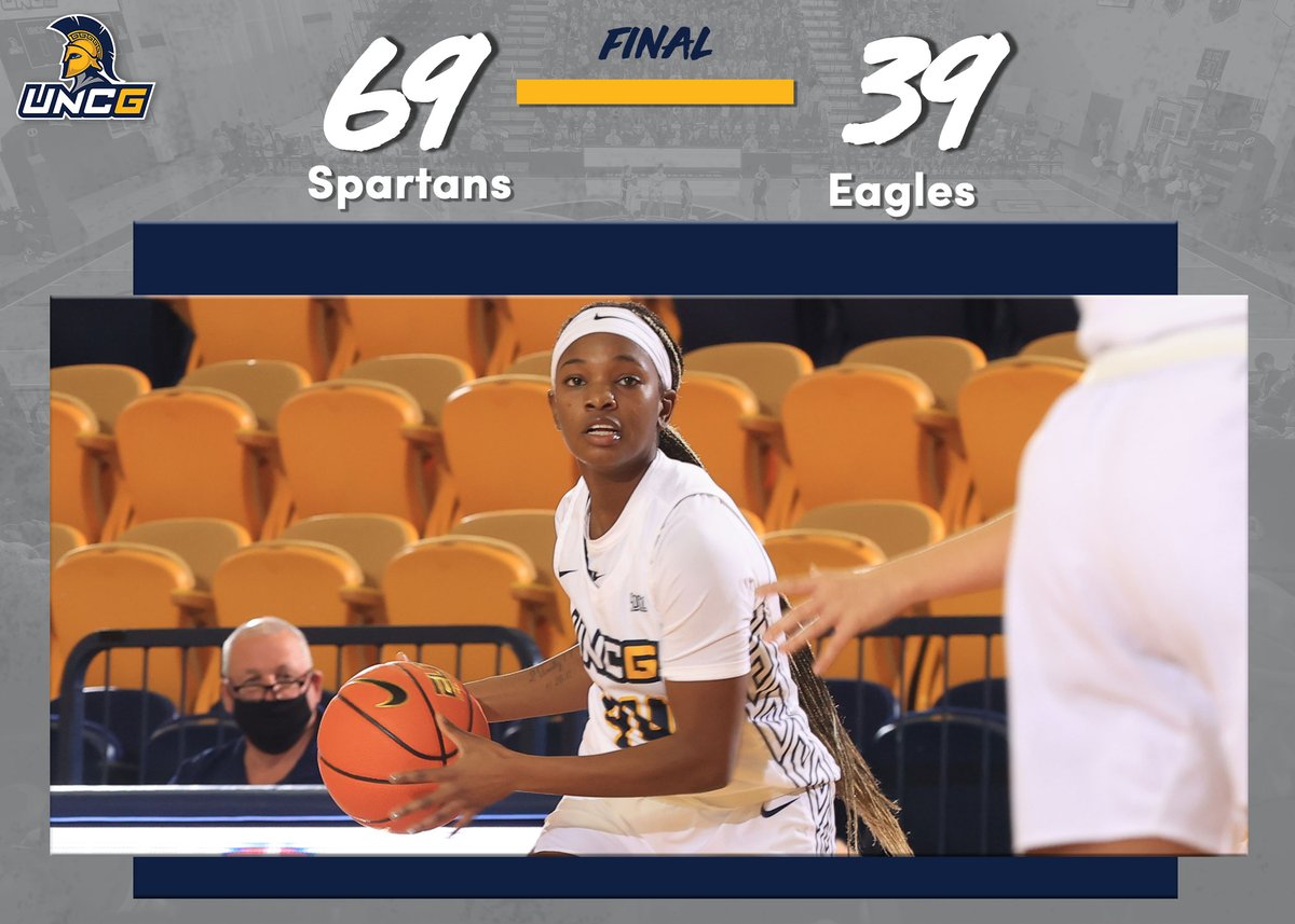 uncgwbb's tweet photo. Just another night in the office. 😎

10 players hit the scoring column.

21 assists on 26 baskets.

Isys Grady (16 points) &amp; Nia Howard (15) had career-high point totals to lead UNCG. Oh, and Khalis Cain had a double-double. #attack | #letsgoG https://t.co/rx6UcDAZKN