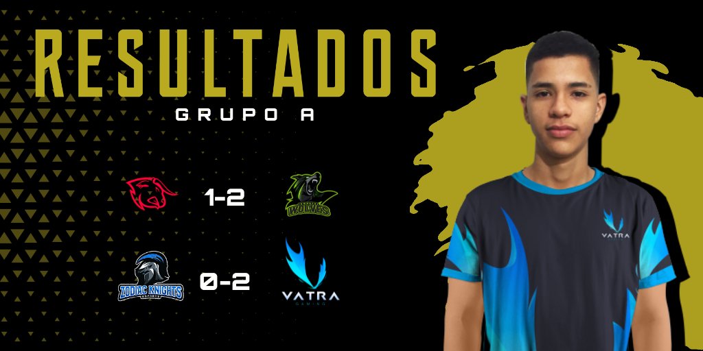 ZK League (@zk_league) on Twitter photo #CR | RESULTADOS 🔥
🛡 GRUPO A
📌 Jornada 3
🆚 <a href="/BullStars_/">𝗕𝘂𝗹𝗹𝗦𝘁𝗮𝗿𝘀™</a> /<a href="/InmortalWolves/">🐺Inmortal Wolves🐺</a> (1-2)
📌 Jornada 3
🆚 <a href="/ZodiacKnightsCR/">Zodiac Knights</a> /<a href="/VatraGaming/">VatraGaming</a> (0-2)
Los lobos son los primeros clasificados a los playoff 🗡
#GoZK #CR | RESULTADOS 🔥
🛡 GRUPO A
📌 Jornada 3
🆚 <a href="/BullStars_/">𝗕𝘂𝗹𝗹𝗦𝘁𝗮𝗿𝘀™</a> /<a href="/InmortalWolves/">🐺Inmortal Wolves🐺</a> (1-2)
📌 Jornada 3
🆚 <a href="/ZodiacKnightsCR/">Zodiac Knights</a> /<a href="/VatraGaming/">VatraGaming</a> (0-2)
Los lobos son los primeros clasificados a los playoff 🗡
#GoZK