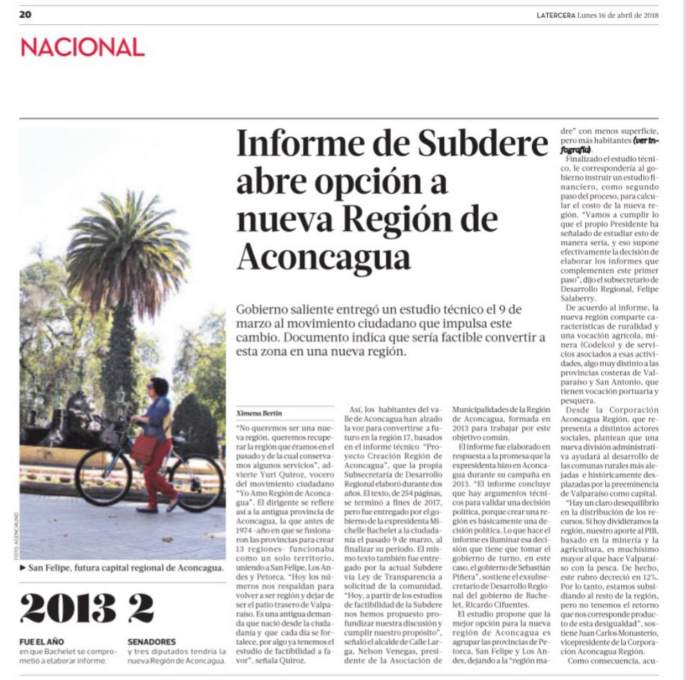 cgomezcas's tweet photo. Hace 3 años el Gobierno se comprometió en avanzar para la creación de la Región de Aconcagua,sin embargo,una vez más no cumplieron su compromiso,luego se abrió el proceso constituyente,y tenemos la oportunidad para una nueva organización en territorial
#Nomasregionalizacionde1974 https://t.co/IjZnQjghgW