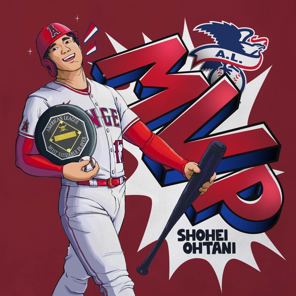 ✅ 46 HR (third in the league)
✅ 100 RBI
✅ 26 SB
✅ 8 triples (tied for the league lead)
✅ 3.18 ERA
✅ 156 Ks
✅ Unanimous AL MVP

Shohei left no doubt.