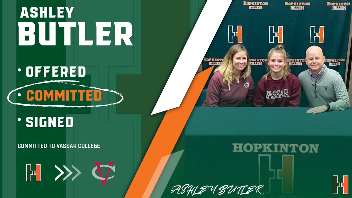 Congratulations to Ashley who has committed to play ⚽️ at Vassar!! #gohillers