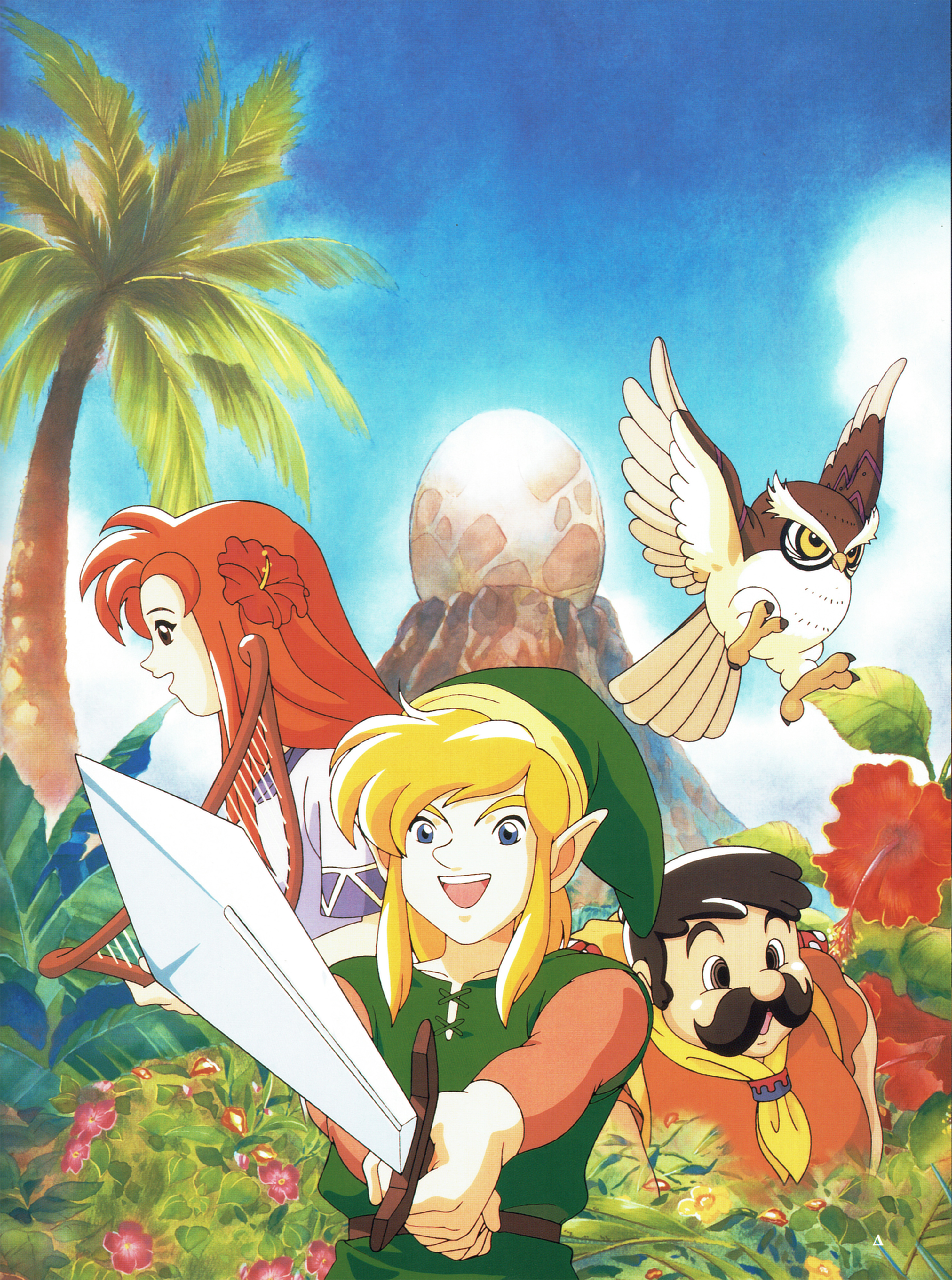 The Legend of Zelda Link's Awakening Japanese Cover Art