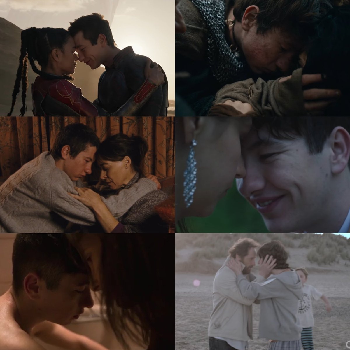 barry keoghan forehead touch cinematic universe. there's always someth...