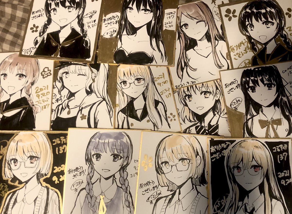 😊【支援者様コミティアお取り置き】ミニ色紙付き|rioka|pixivFANBOX
