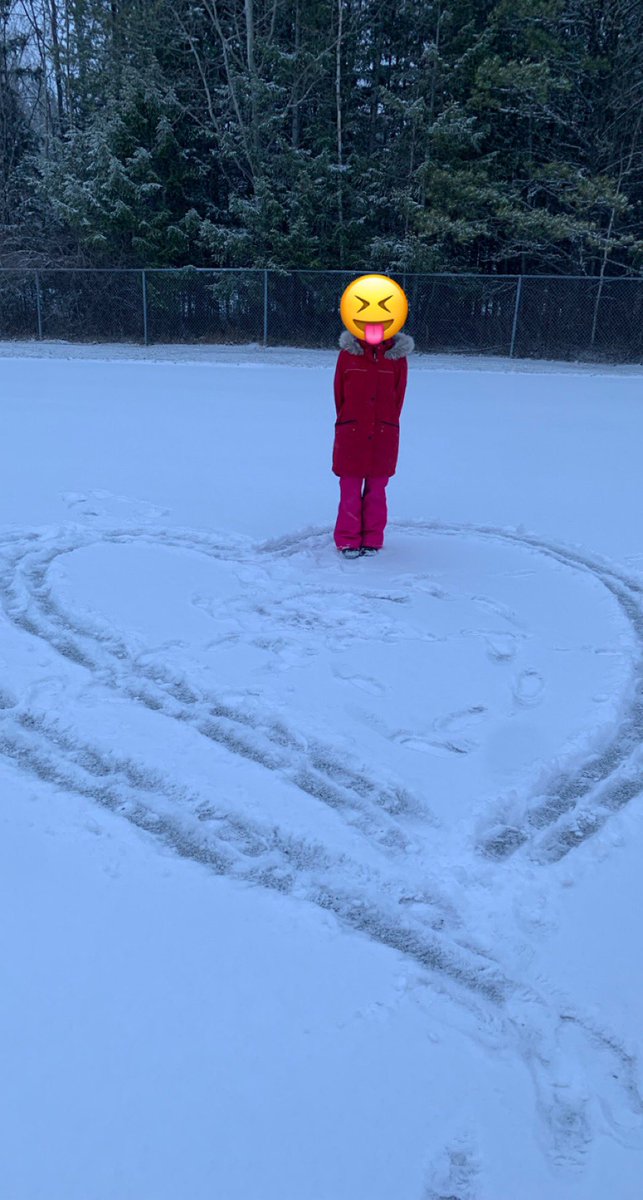 Pretty stoked about the snow in cariboo country. Morning supervision had a little extra magic this morning ✨ #sd28 #bced