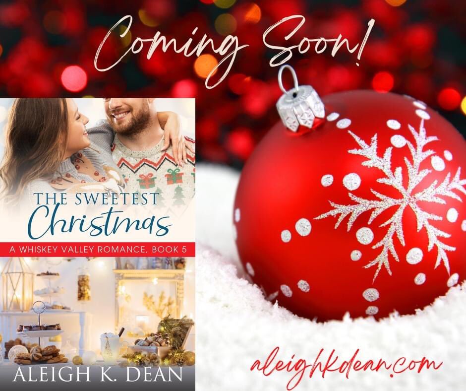 aleighkdean's tweet photo. The Sweetest Christmas is coming soon! Read more about this Whiskey Valley Romance novella at https://t.co/3ad3V7id6F

#comingsoon #whiskeyvalley #romanticcomedy #christmasromance #aleighkdean https://t.co/glPpCLDVKc