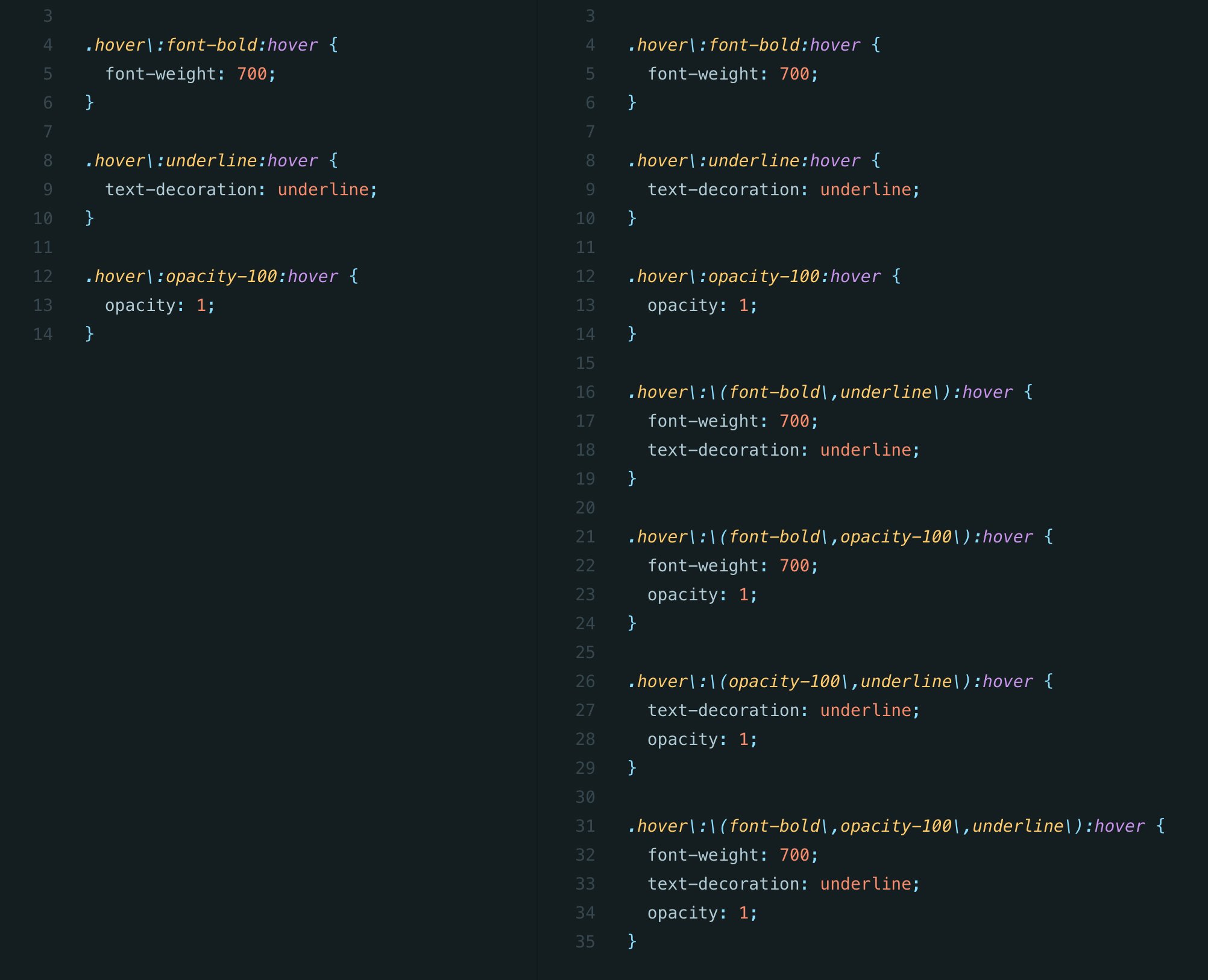 Adam Wathan on Twitter: "Doing some file-size benchmarks before deciding if it's the right move to include this, because every unique combination of utilities is a new class. This means *tons* of Adam Wathan on Twitter: "Doing some file-size benchmarks before deciding if it's the right move to include this, because every unique combination of utilities is a new class. This means *tons* of