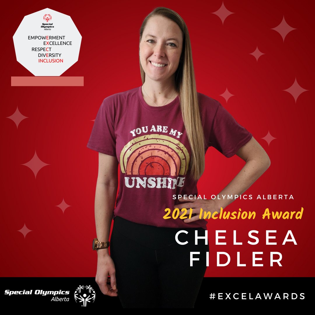 Congratulations to our 2021 Inclusion Award recipients… Serena Curtis and Chelsea Fidler! Thank you both for being advocates for inclusion and honouring the uniqueness in each individual.

#EXCELAwards

<a href="/SpecialOedm/">Special Olympics Edmonton</a> <a href="/motionballYEG/">motionball Edmonton</a>