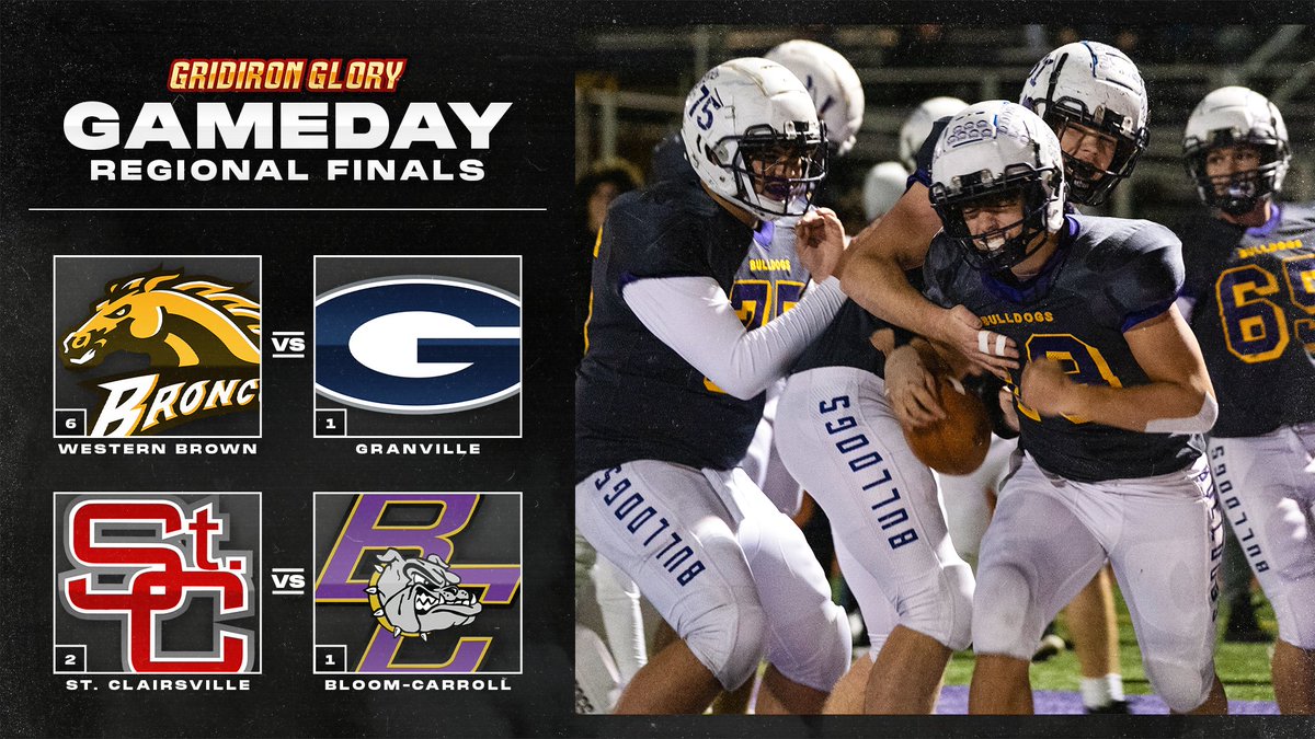 🏆 REGIONAL FINALS 🏆
<a href="/GV_Blue_Aces/">Granville Athletics</a> is on the hunt for their first regional trophy in history, while <a href="/stcathletics1/">St.C. Athletics</a> gets their highly anticipated rematch against <a href="/BCBulldogsports/">BC Athletics</a>. #GG22 
📺: bit.ly/2Z6X3q8