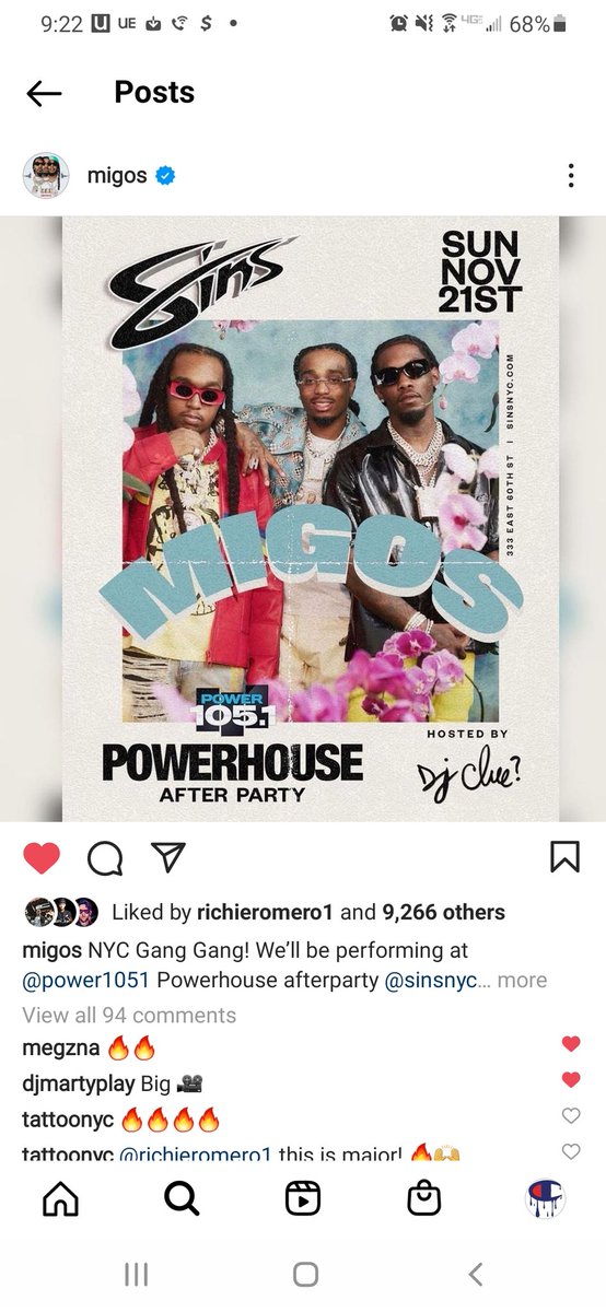 mrtatjew's tweet photo. You know @SINSNYC this Sunday is serious 🎥🔥🔥 when @Migos is preforming!

@wheretopartyNYC @DJMartyPlay @richieromero @NYSapphire60 @DJCLUE https://t.co/NIHJrslA6C