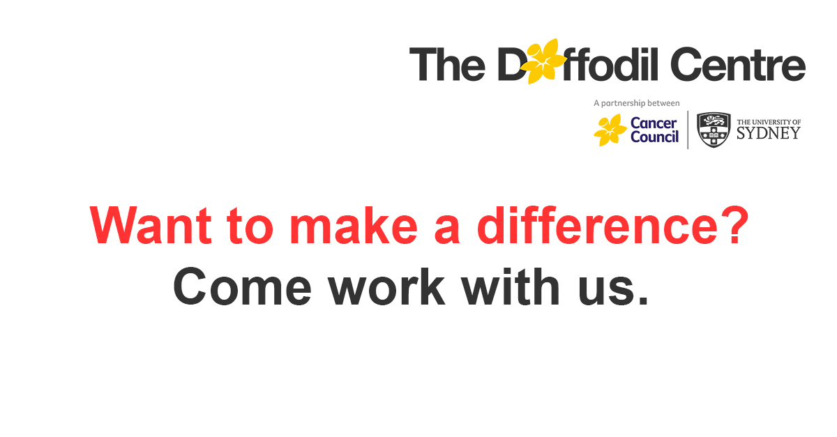 DaffodilCentre's tweet photo. Opportunity to join our high-impact Cervical Cancer and HPV Stream for a talented Post-Doc Research Fellow! Contribute to #CompassTrial, the @c4_cre and other significant contracts and projects.
Details here: https://t.co/buPRfca75c
#cervicalcancer #HPV #IPVC2021 https://t.co/Pn3yuJxXp5
