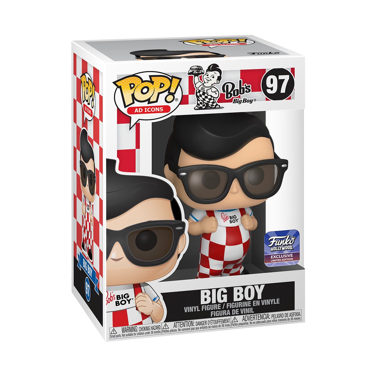 Funko's tweet photo. Funko Hollywood is celebrating their TWO year anniversary! Let's celebrate by giving away a Funko Hollywood exclusive Bob's Big Boy Pop! RT and follow @funko for the chance to WIN! #Funko #FunkoPop #FunkoHollywood #BobsBigBoy https://t.co/saXx25D3Bj