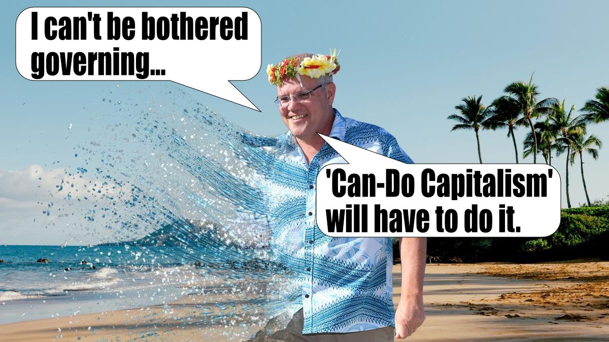 CMcAddiction's tweet photo. @jan_jannikay @SquizzSTK He wants to go on Holiday To Hawaii again.
#ScottyDoesNothing
#HawaiiScott #ScottyCanGo https://t.co/71ShUtXfNV