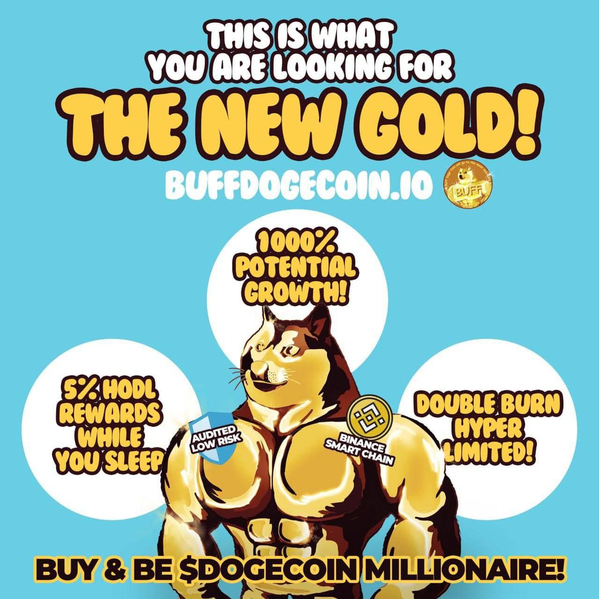 icoonnn's tweet photo. @Cointelegraph @elonmusk @buffdogecoin #buffdogecoinarmy #buffdogecoinhodler https://t.co/TllOkN2wIv