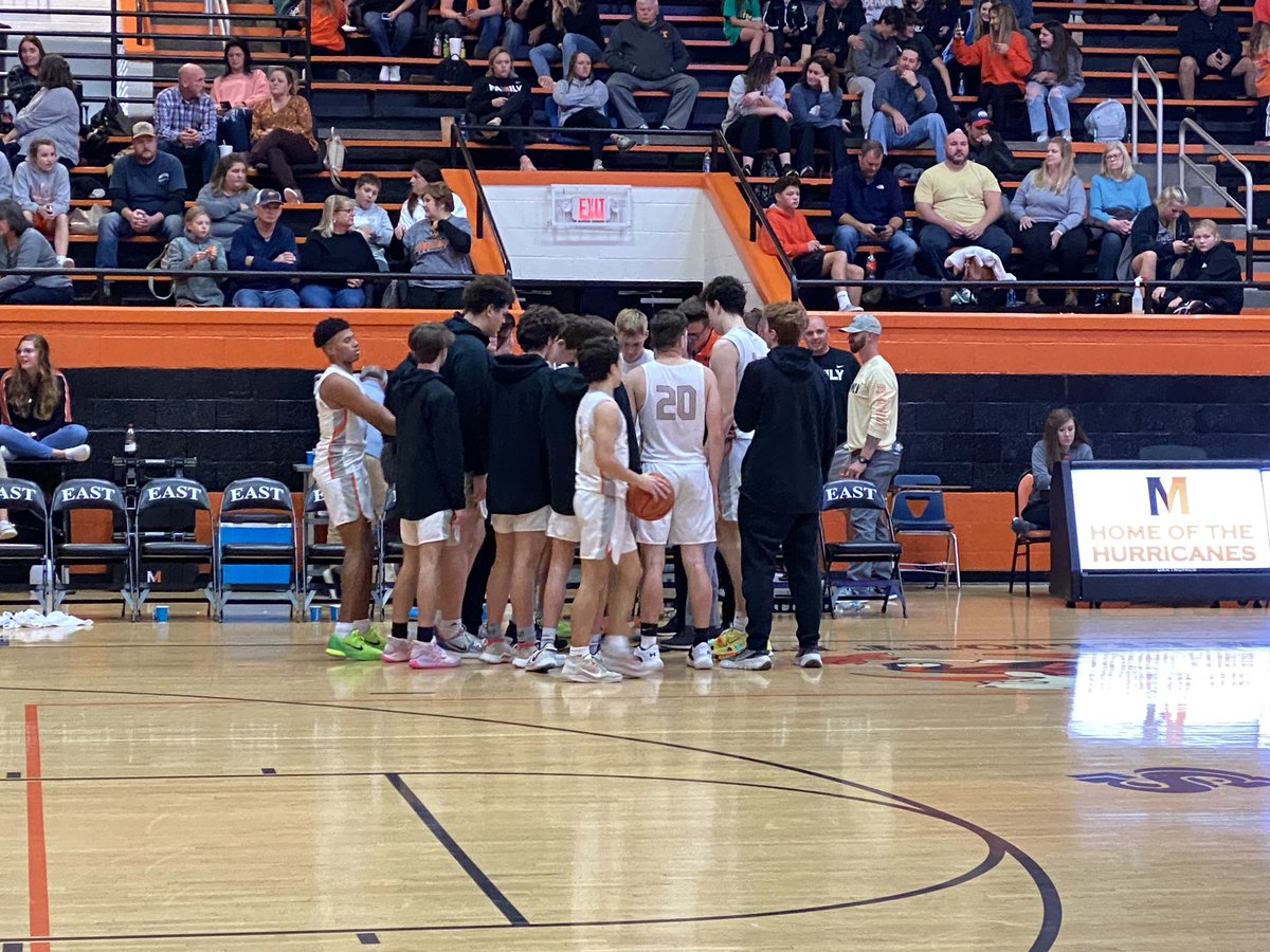CanesVision's tweet photo. Shoutout to our Hurricane fans who turned out in FORCE for tonight’s Hall of Fame opener against Fulton! Our student athletes were 🔥tonight 🟠⚫️🌀 See you back here @ 1:30 on Saturday! https://t.co/i8efDEzAZV