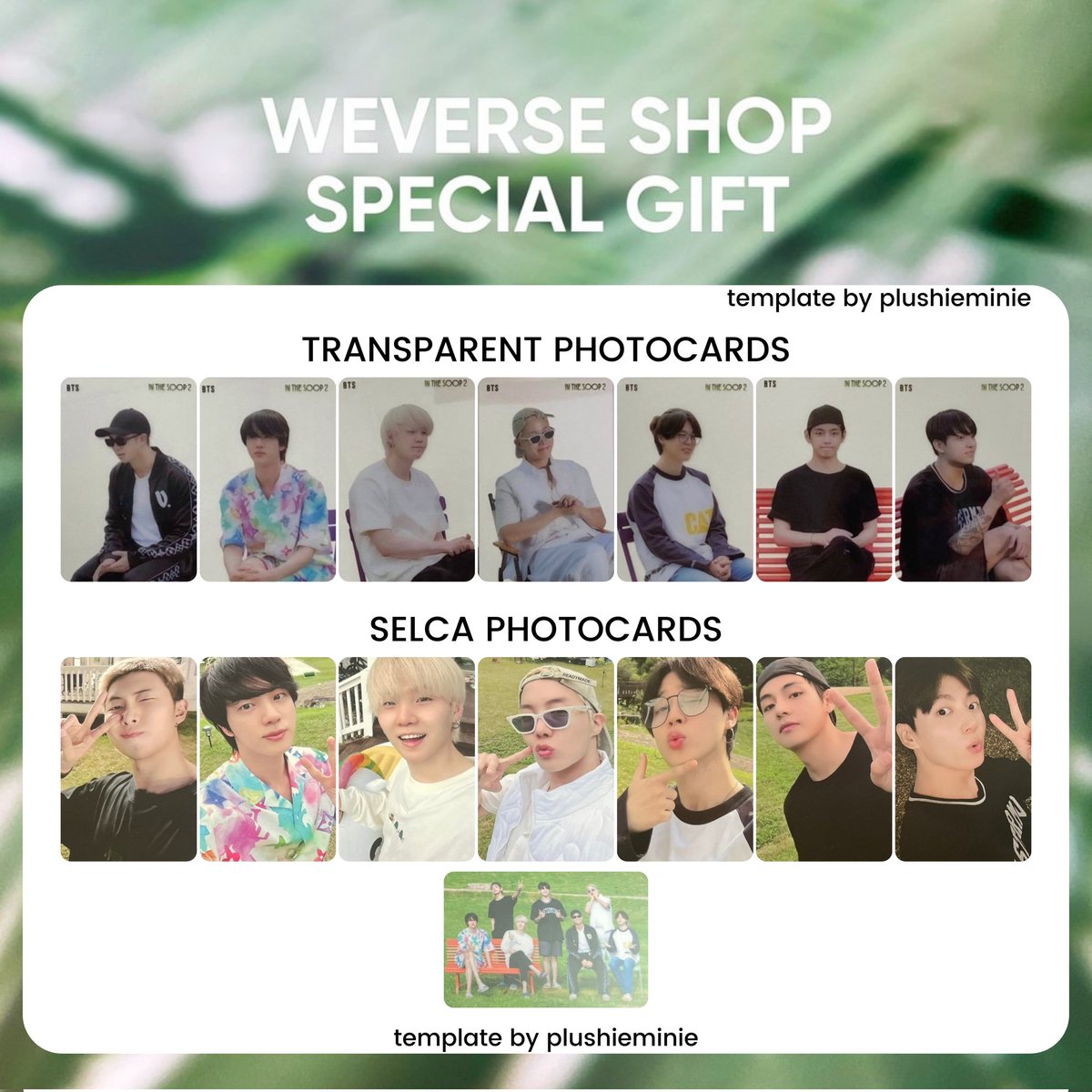BTS #방탄소년단 In The SOOP Season 2 Weverse Photocard Special