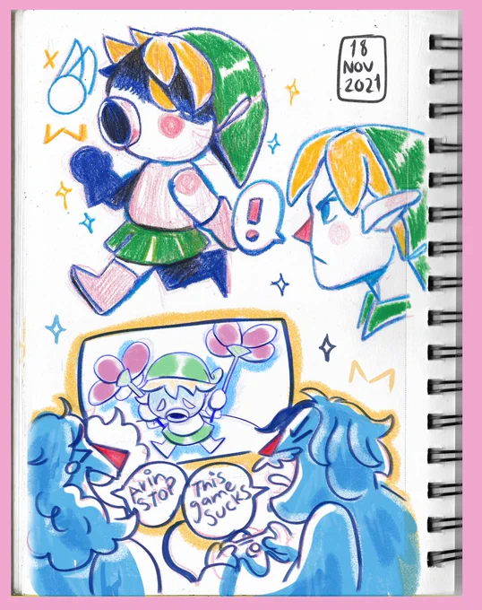 Sketchbook entry 🌈 01
Redrawing some things from a 2018 sketchbook! 