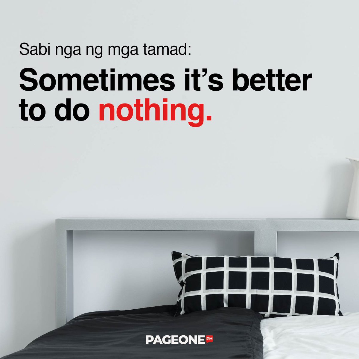 pageoneph's tweet photo. Oo. This is the sign na kailangan mo para tamarin today. https://t.co/TZ7VBk5Nec