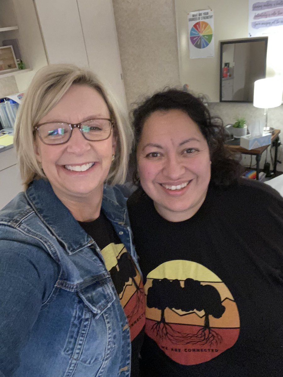 We have a great <a href="/sourcesstrength/">Sources of Strength</a> crew <a href="/southms_gf/">South Middle School</a> I’m grateful for my sidekick, Monica Keller. Thanks to <a href="/geoffgaukler/">Geoff Gaukler</a> for the t-shirts!