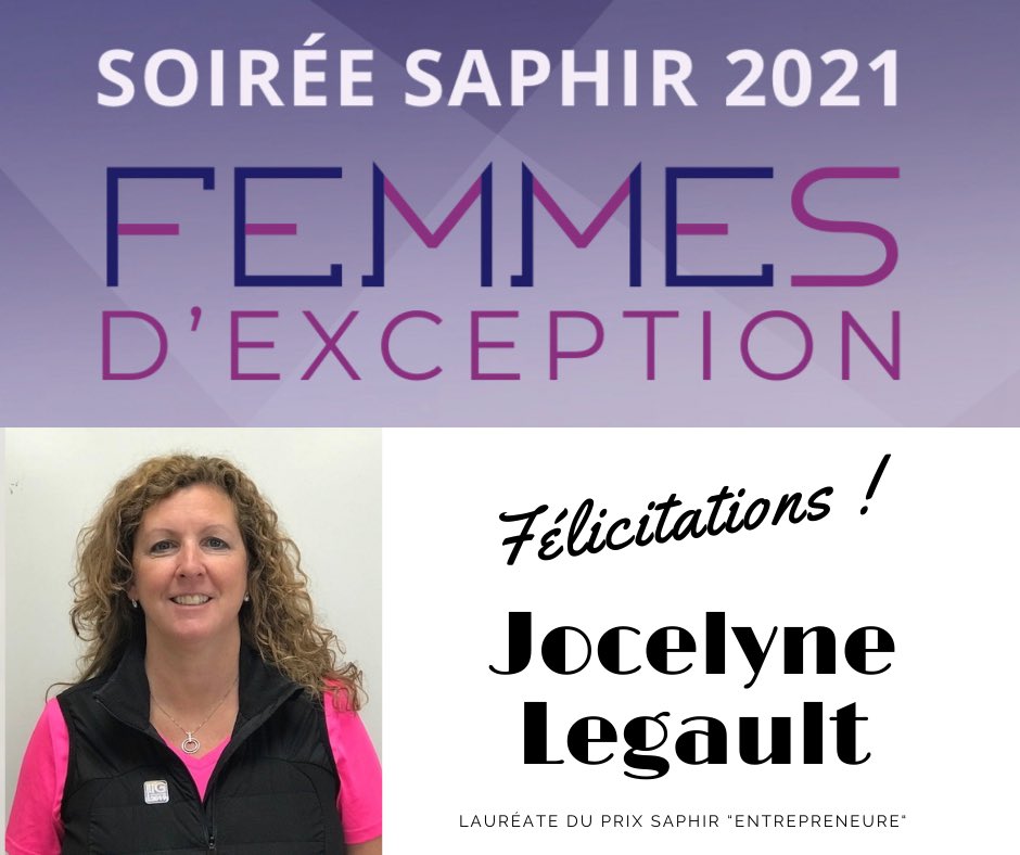 ecolecatholique's tweet photo. Nous félicitons Jocelyne Legault, lauréate du prix Saphir “entrepreneure” de la @fondationfranco.  
Impliquée dans sa communauté, Mme Legault fait briller les valeurs du Club de gymnastique Les Sittelles: Épanouissement, francophonie, camaraderie, respect et sécurité! https://t.co/f65xOnI9z2