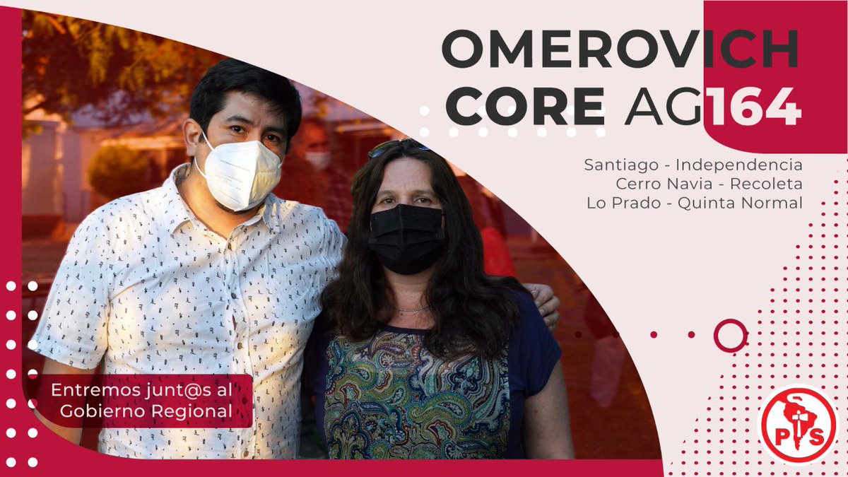 Quiero un gobierno regional que represente las demandas y anhelos del chile que nace post estallido. ✊🏾❤🏙 #Omerovich #Core #vota #AG164 #Santiago #recoleta #independencia #cerronavia #loprado #quintanormal