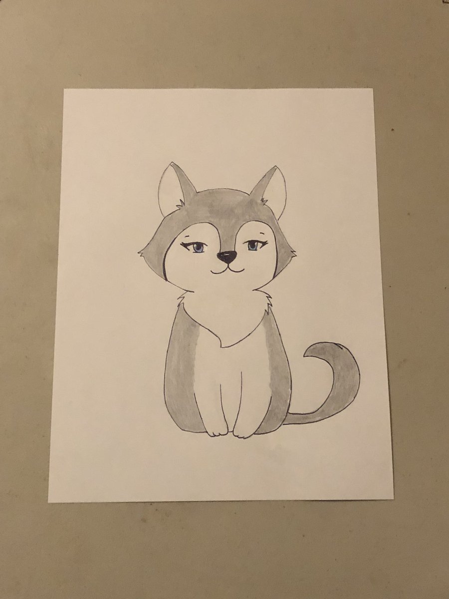 HannahGilley21's tweet photo. What a pretty wolf🐺🌙
#wolfdrawing #drawing #wolf
#cutedrawing #cutewolfdrawing
#cute #prettywolf #beautiful
#beauty #beautifuldrawing 
#colorpencil https://t.co/7q4CIvu62T