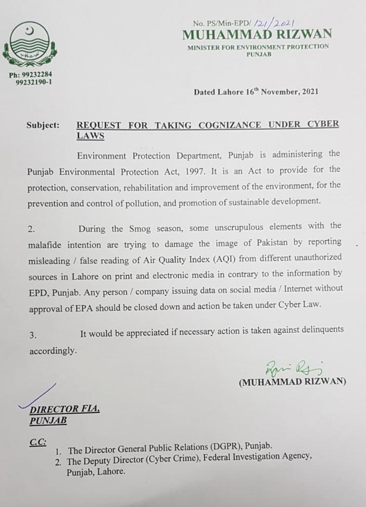 sherryrehman's tweet photo. Lahore is choking in smog, with children staying home from school to protect their burning lungs and red eyes, but... Instead of shutting down toxic emissions, the Punjab Govt wants to shut down air quality notices, for giving a “bad image” ! Wow https://t.co/6SnwKm0hi7