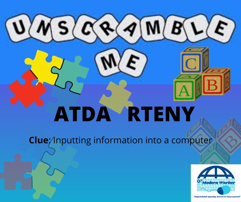 Are you tired of spending hours on data entry? Sometimes you can't even get it done on time. I will be glad to handle your data entry needs. 

Hire me now! I can deliver quality services.
E-mail me at jacquesullera@gmail.com

#dependableva #onlinejob