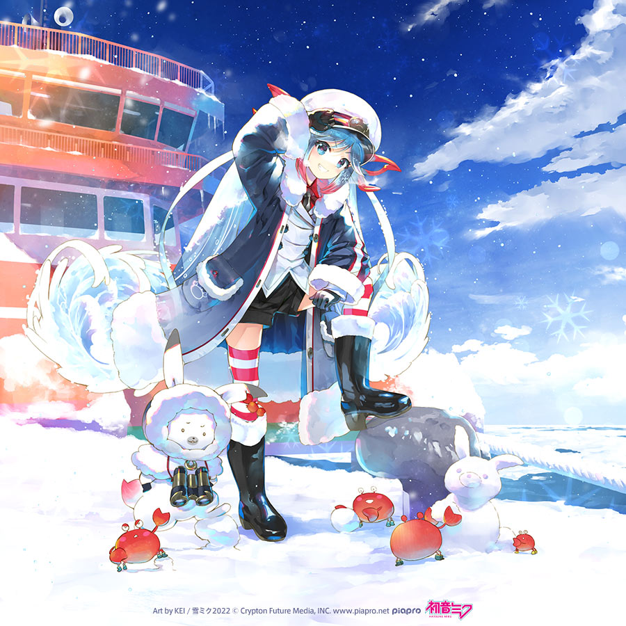 SNOW MIKU 2022 メインビジュアル 初音ミク 雪ミク 缶バッジ SNOW MIKU 2022 メインビジュアル 初音ミク 雪ミク 缶バッジ