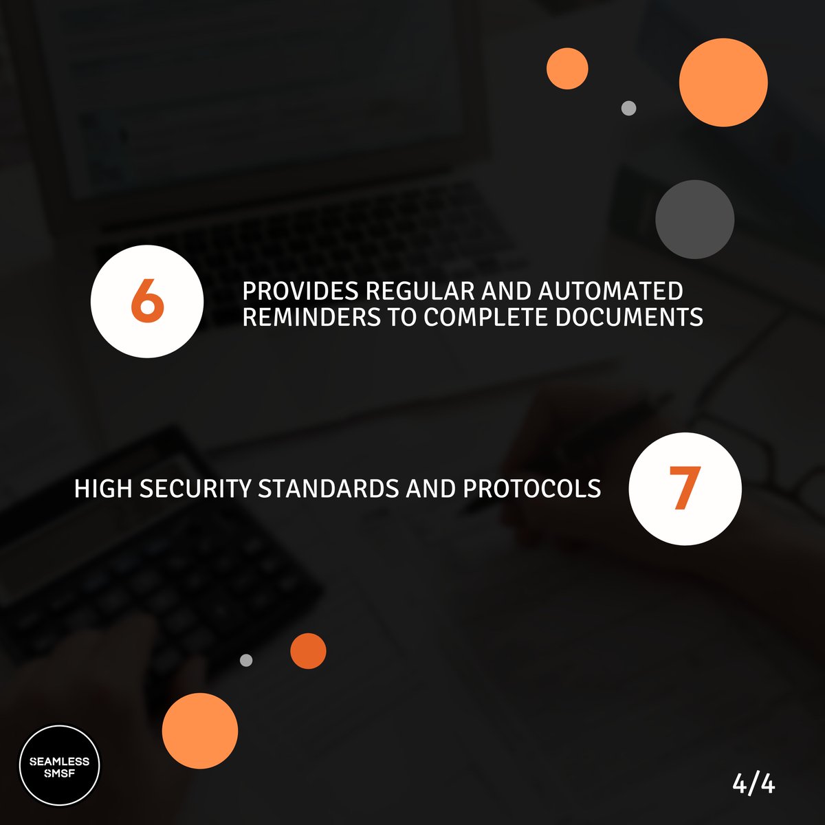 Seamless_SMSF's tweet photo. There are so many reasons why you should switch to electronic signing!

Apart from the convenience, enhanced security, document storage and efficiency, it can make your document signing process with your clients more seamless.

Do you currently use electronic signing? https://t.co/OGGkc5CidU