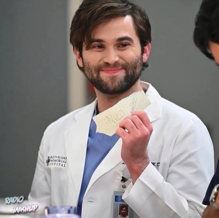 JakeBorelli's tweet photo. If anyone wanted to know what Levi’s paper actually said 🤗 #SunSword #GreysAnatomy #Schmico https://t.co/rNo4z0tsBs