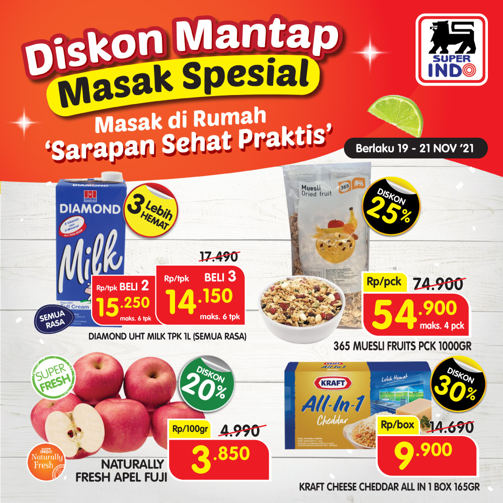 InfoSuperIndo's tweet photo. PROMO WEEKEND INI!!

Tenang bu, nggak cuma ini kok promonya. Cek langsung ke https://t.co/ICYLKzGZfq buat promo lainnya. Cari apa bu? Deterjen, perlengkapan bayi, buah, pokoknya buanyaaaakk.

Jangan lupa mampir ya weekend ini #KeSuperIndo

#PromoSuperIndo
#PromoWeekend https://t.co/IsCDKQgPwF
