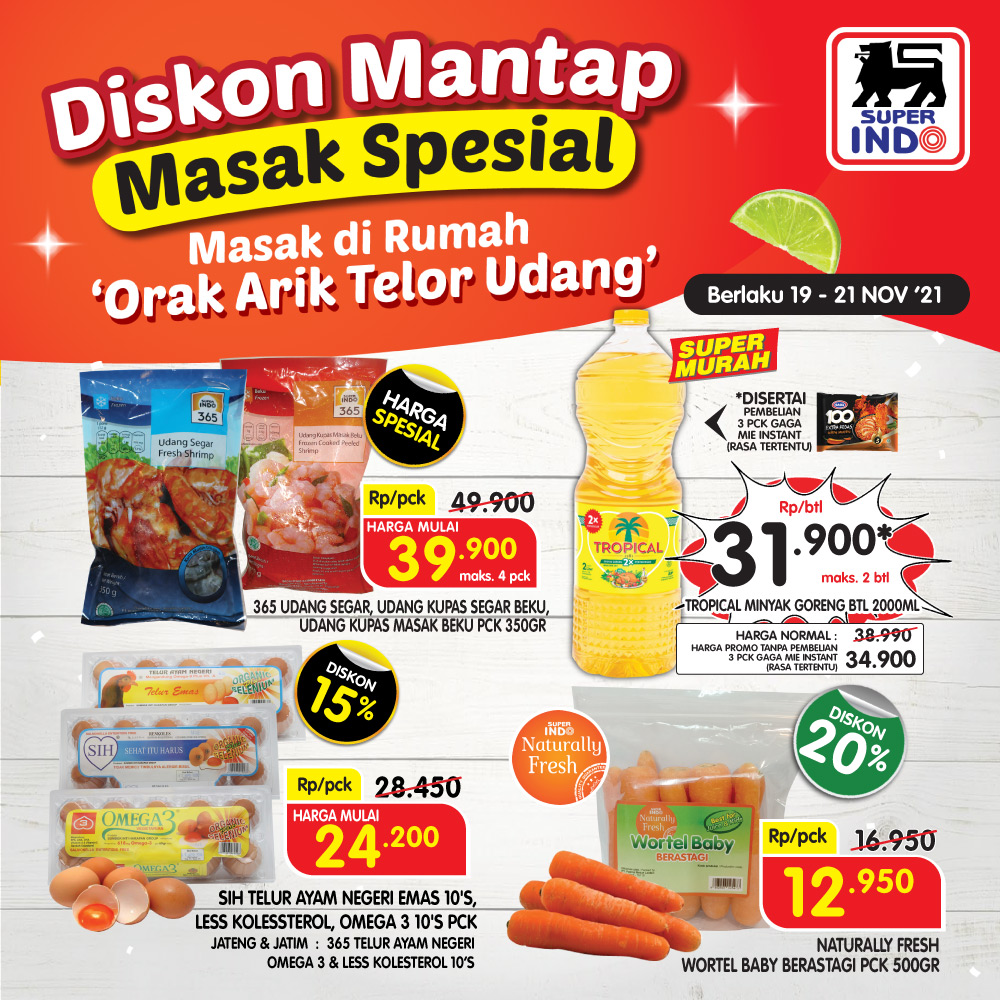 InfoSuperIndo's tweet photo. PROMO WEEKEND INI!!

Tenang bu, nggak cuma ini kok promonya. Cek langsung ke https://t.co/ICYLKzGZfq buat promo lainnya. Cari apa bu? Deterjen, perlengkapan bayi, buah, pokoknya buanyaaaakk.

Jangan lupa mampir ya weekend ini #KeSuperIndo

#PromoSuperIndo
#PromoWeekend https://t.co/IsCDKQgPwF