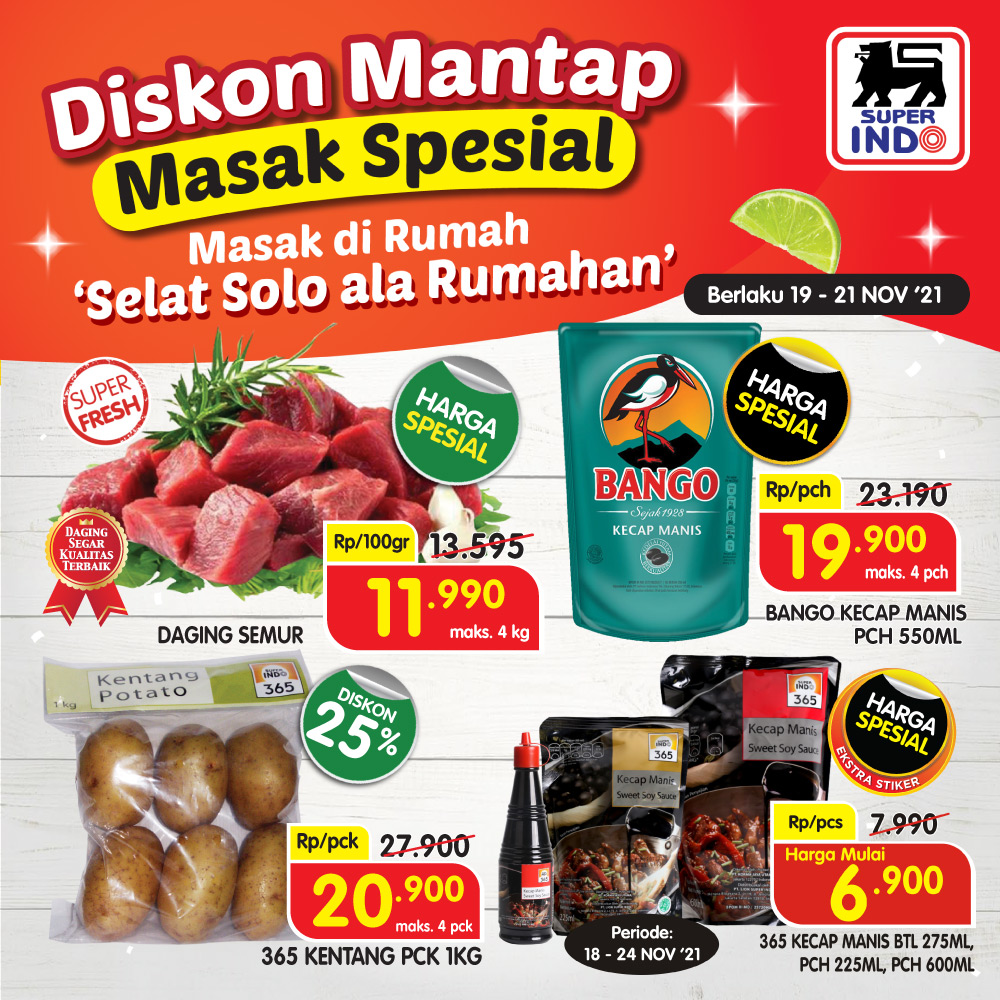 InfoSuperIndo's tweet photo. PROMO WEEKEND INI!!

Tenang bu, nggak cuma ini kok promonya. Cek langsung ke https://t.co/ICYLKzGZfq buat promo lainnya. Cari apa bu? Deterjen, perlengkapan bayi, buah, pokoknya buanyaaaakk.

Jangan lupa mampir ya weekend ini #KeSuperIndo

#PromoSuperIndo
#PromoWeekend https://t.co/IsCDKQgPwF