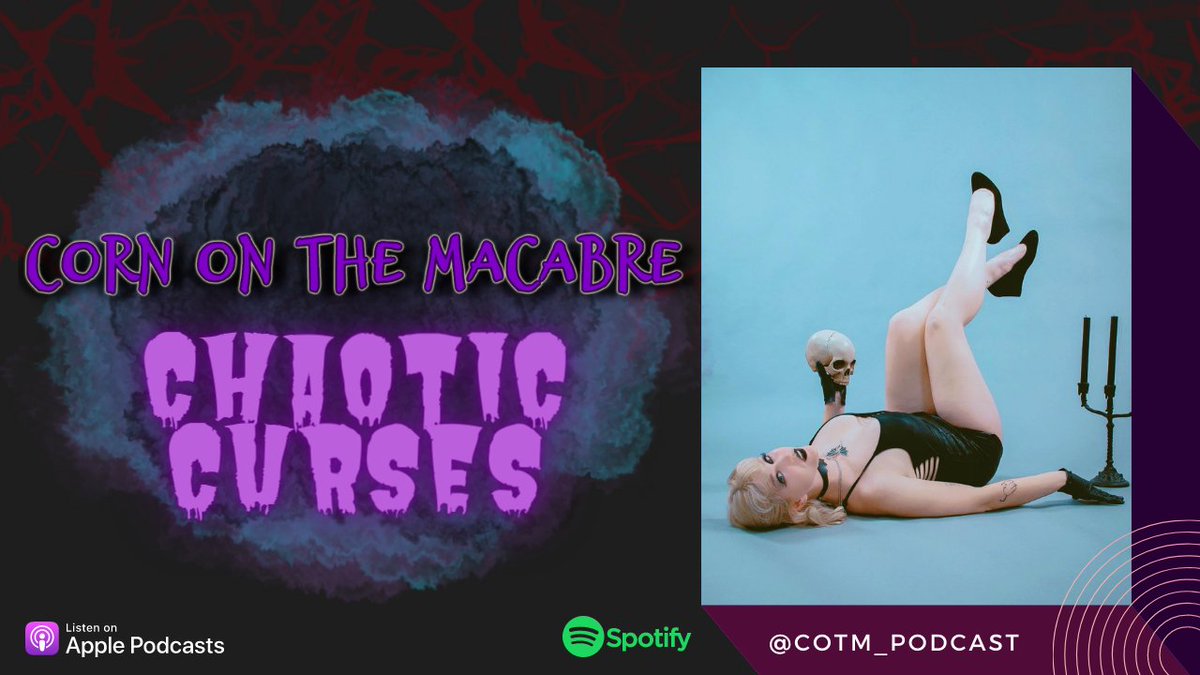 Corn on the Macabre: Chaotic Curses is now up on YouTube, Apple Podcasts, & Spotify! Make sure to subscribe & leave a comment/review! 🧙‍♀️Watch the full episode here➡️ youtu.be/dgF5275aLNg #podcast #PodcastRecommendations #Spooky #comedy