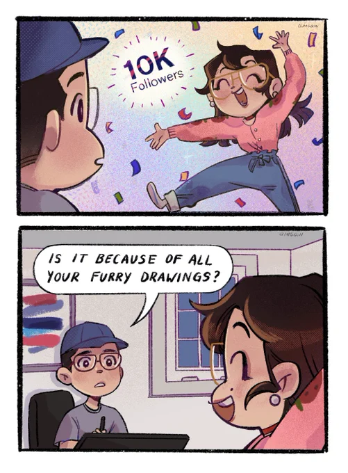 WOW! Thanks all for 10k!! Shoutout to the furries in particular 