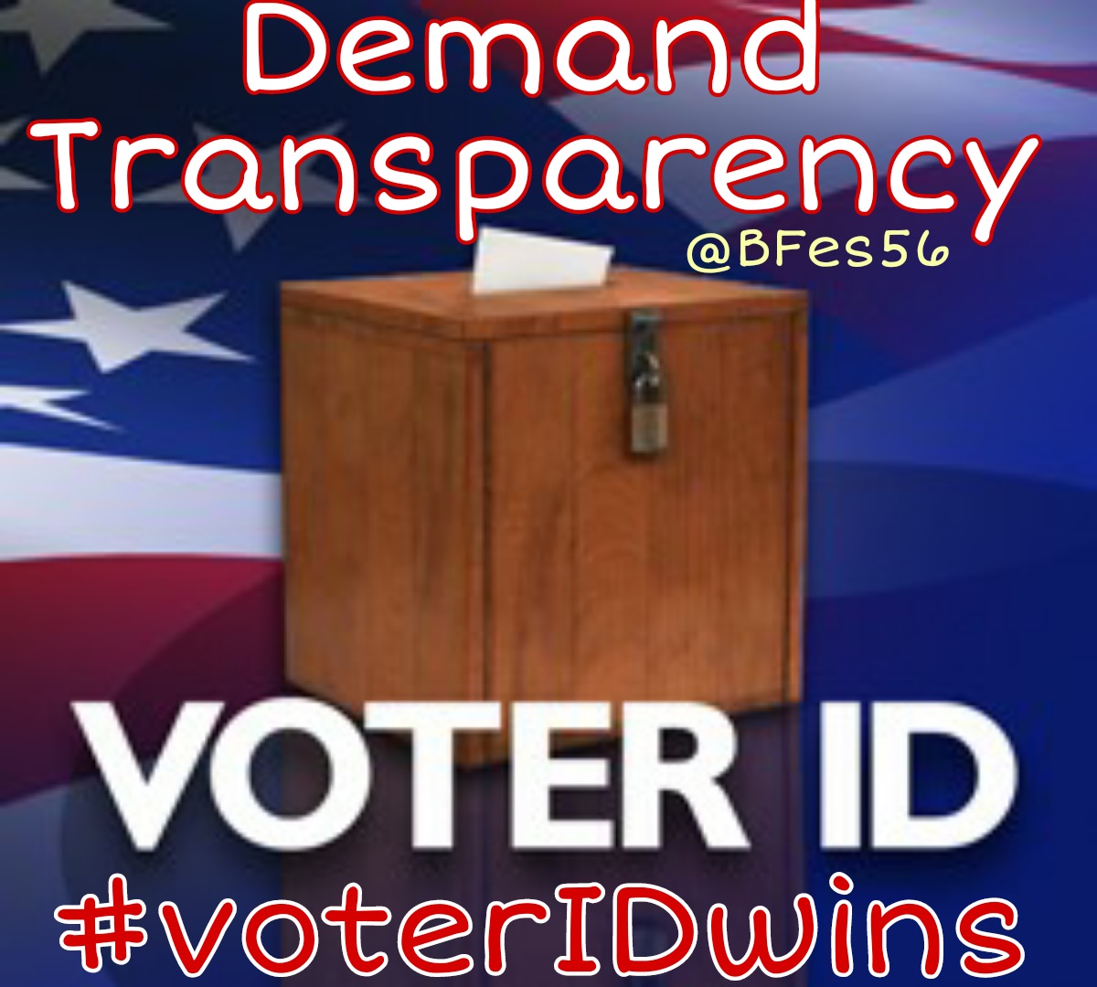 BFes56's tweet image. Attention: here's a big idea. 50 states have same rules for electing our president. And only the presidential candidates. No extra crap. No down the line. Only for the presidency! No chance of changing or playing by different rules. Also- real free voter ID! Demand it! 🇺🇸🦁🇺🇸